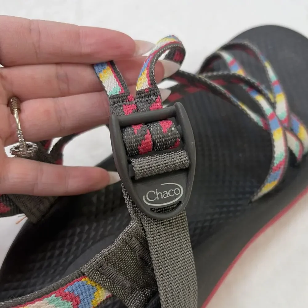 Chaco Girl's ZX/2 Size 4 Grey / Multi Color EUC Benefits Charity
